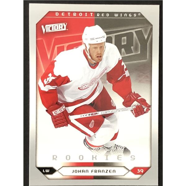 2005-06 UPPER DECK VICTORY JOHN FRANZEN ROOKIE CARD
