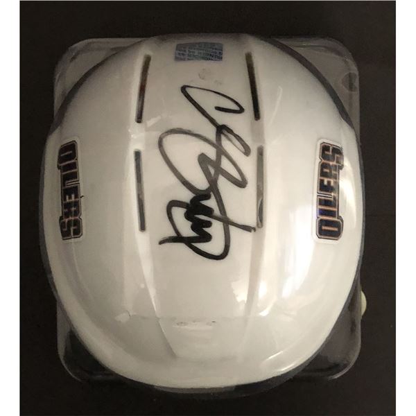 Chris Pronger signed Oilers Mini Helmet
