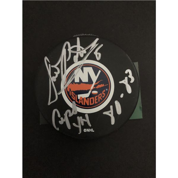 DENIS POTVIN (HOF) LIMITED EDITION SIGNED NY ISLANDERS PUCK