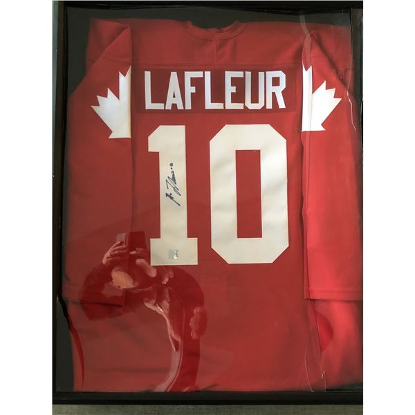 Guy Lafleur (HOF) signed 1976 Canada Cup jersey