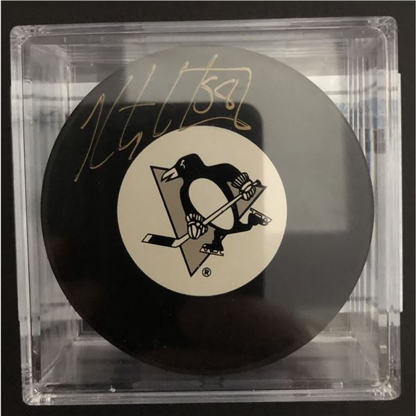 KRIS LETANG SIGNED PITTSBURGH PENGUINS PUCK