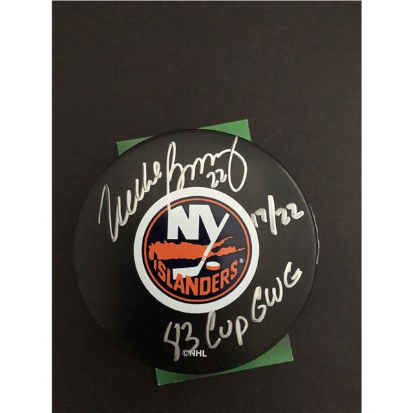 MIKE BOSSY (HOF) LIMITED EDITION SIGNED NY ISLANDERS PUCK