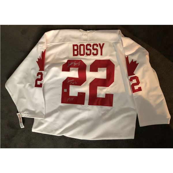 Mike Bossy (HOF) signed Canada Cup jersey