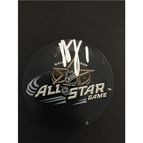 ROBERTO LUONGO (HOF) SIGNED 2007 ALL STAR GAME PUCK