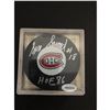 Image 1 : SERGE SAVARD (HOF) SIGNED MONTREAL CANADIENS PUCK