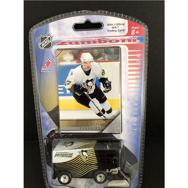 Sidney Crosby UD rookie card with Zamboni
