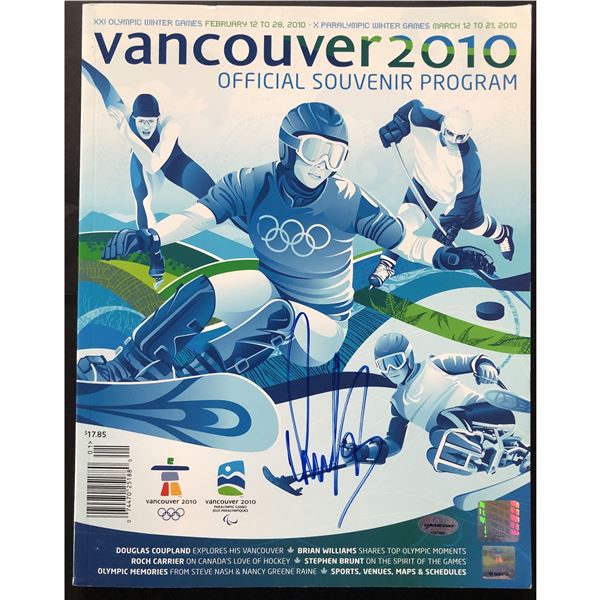 Alexander Ovechkin signed Vancouver 2010 Olympics program w/ COA