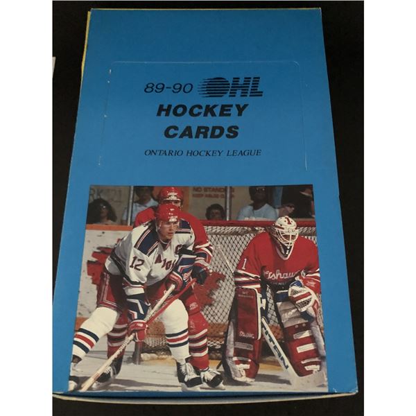 1989-90 7th INNING SKETCH OHL wax box (36 packs)