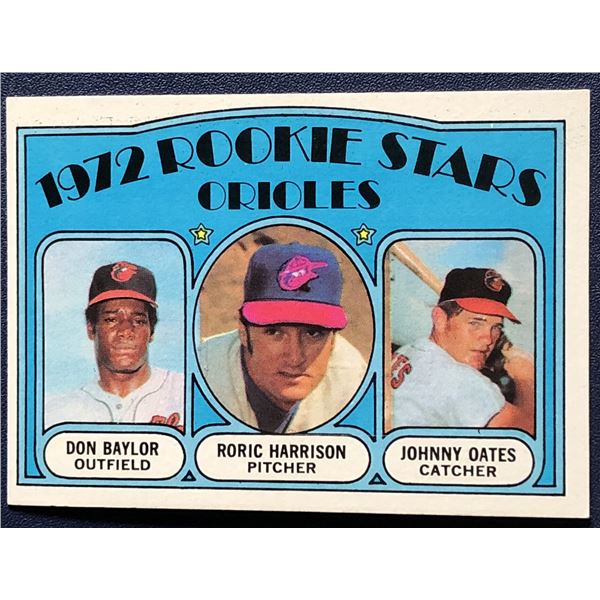 1972 TOPPS Don Baylor rookie card