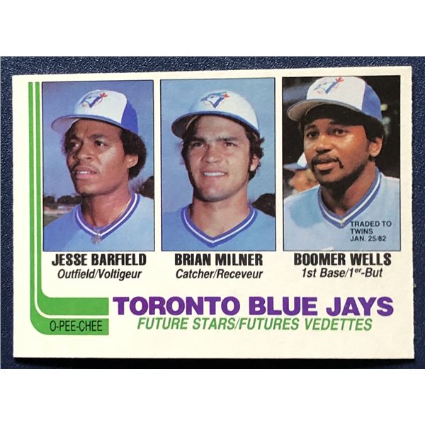 1982 O-PEE-CHEE Jesse Barfield rookie card