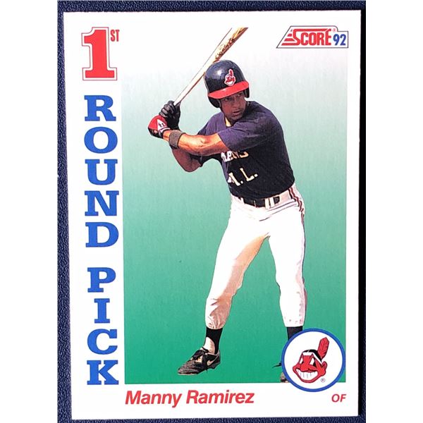 1992 SCORE Manny Ramirez rookie card