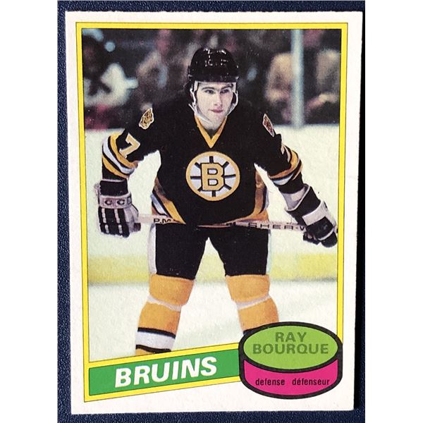 1980-81 O-PEE-CHEE Ray Bourque (HOF) rookie card