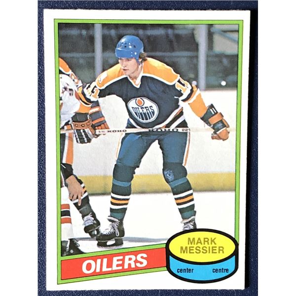 1980-81 O-PEE-CHEE Mark Messier (HOF) rookie card