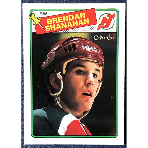 1988-89 TOPPS Brendan Shanahan (HOF) rookie card
