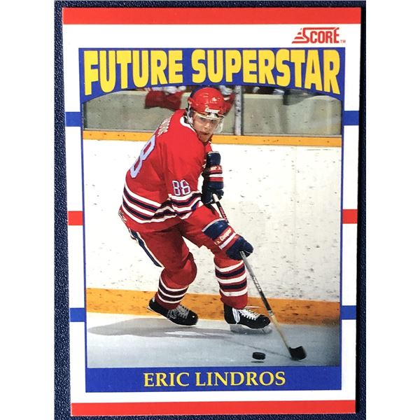 1990-91 SCORE Eric Lindros (HOF) rookie card