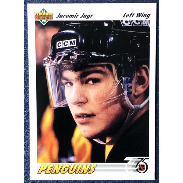 1991-92 UPPER DECK Jaromir Jagr (HOF)