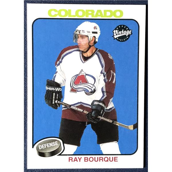 2001-02 UPPER DECK VINTAGE Ray Bourque (HOF)