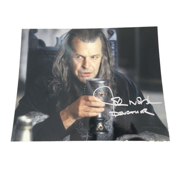 The Lord of the Rings Trilogy John Noble Signed Photo