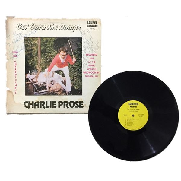 Charlie Prose Get Outa the Dumps 1971 Signed Record