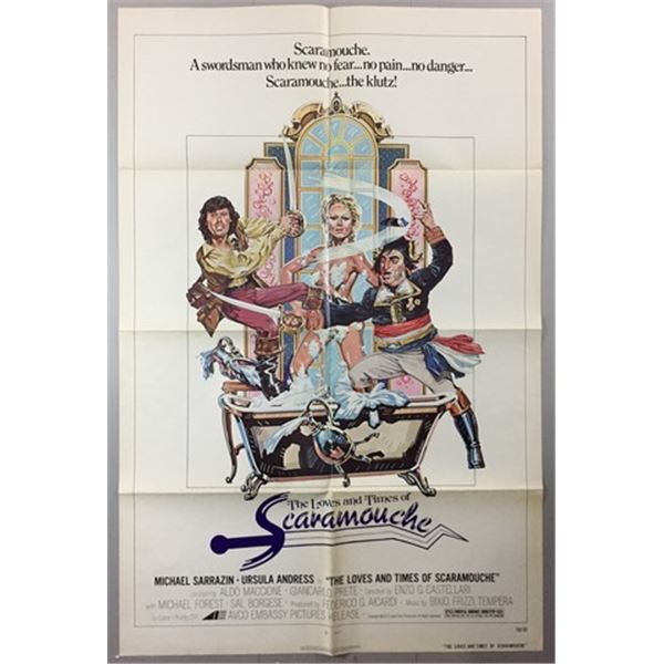 The Loves and Times of Scaramouche (1975) One Sheet Litho