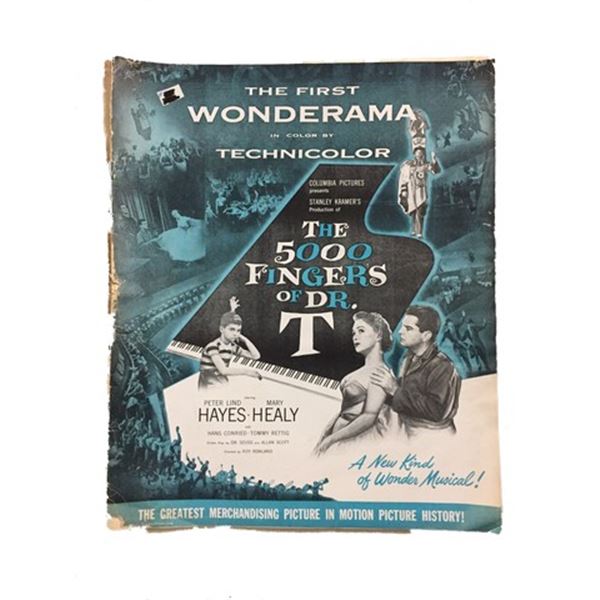 The 5,000 Fingers of Dr. T. (1953) Rare Publicity Book