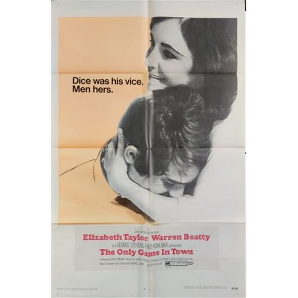 The Only Game in Town (1970) Movie Poster