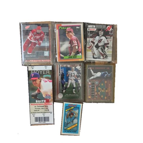 Collection of Sports Cards/World Series 2009 Ticket