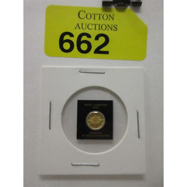 1 Gram .9999 Fine Gold 2022 Canada Maple Leaf Coin 