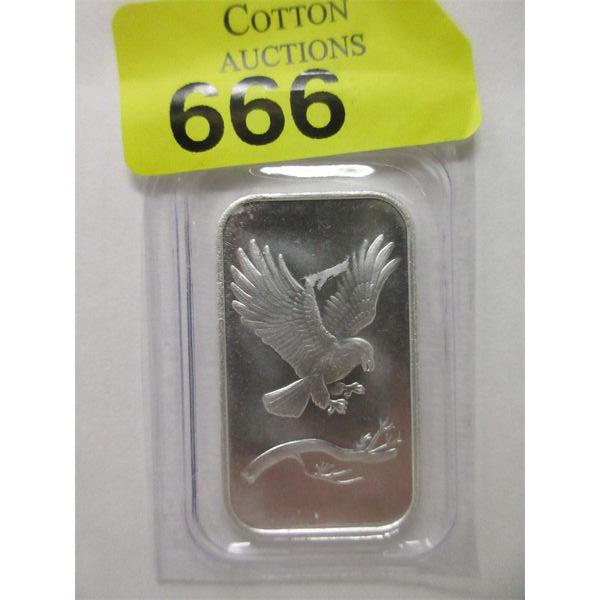 1 Oz .999 Silver Miner/Mule SilverTowne Bar 