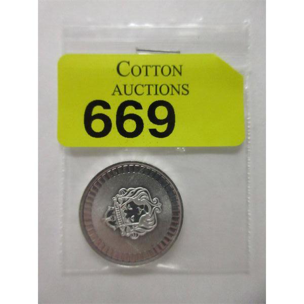1/2 Oz .999 Silver Scottsdale Lion Mint Round 