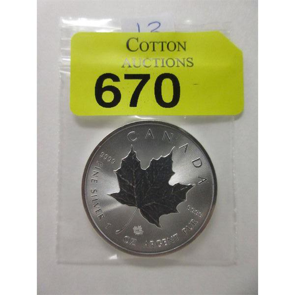 1 Oz .9999 Silver 2023 Canada Maple Leaf Coin 