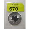Image 1 : 1 Oz .9999 Silver 2023 Canada Maple Leaf Coin 