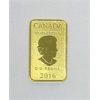 Image 2 : 1/10 Oz .9999 Fine Gold 2017 Legal Tender Bar 