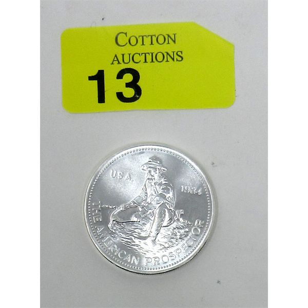 1 Oz .999+ Silver 1984 Engelhard Round 