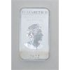 Image 2 : 1 Oz .9999 Silver 2022 Year of Dragon Legal Tender Bar 
