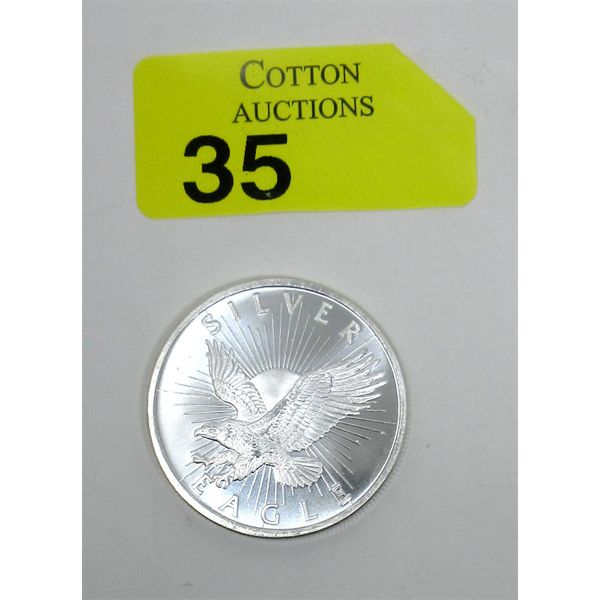 1 Oz .999 Silver Sunshine Minting Round 