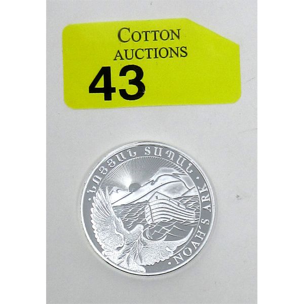 1 Oz .999 Silver 2023 Noah's Ark Coin 
