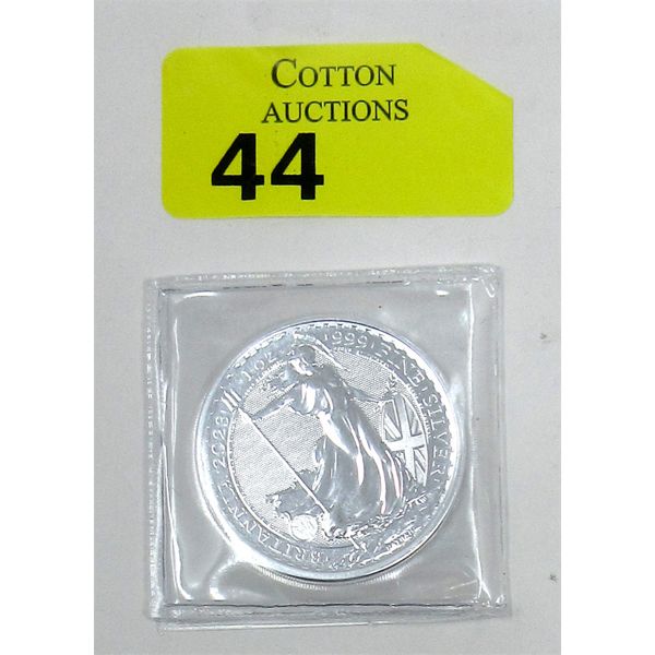 1 Oz .999 Silver 2023 Britannia Coin 