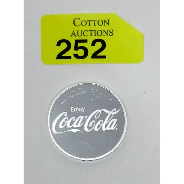 1 Oz .999 Silver Coca-Cola 2-Sided Round 
