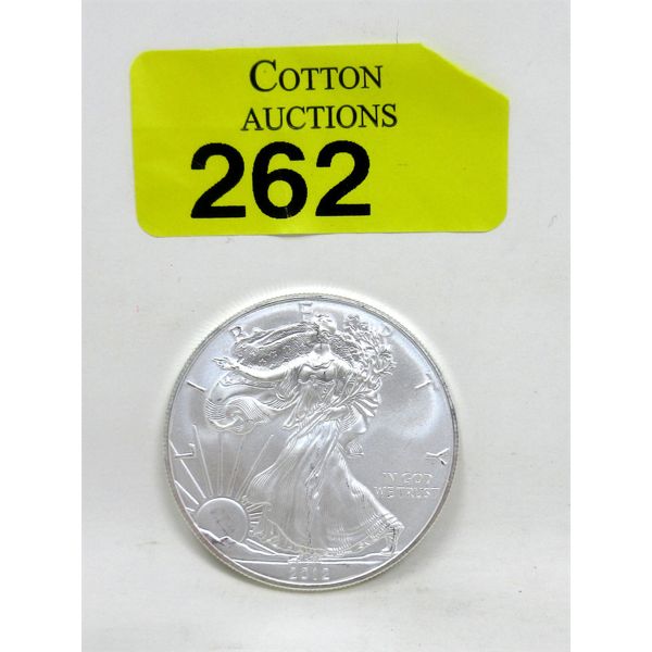 1 Oz .999 Silver 2012 Walking Liberty Coin 