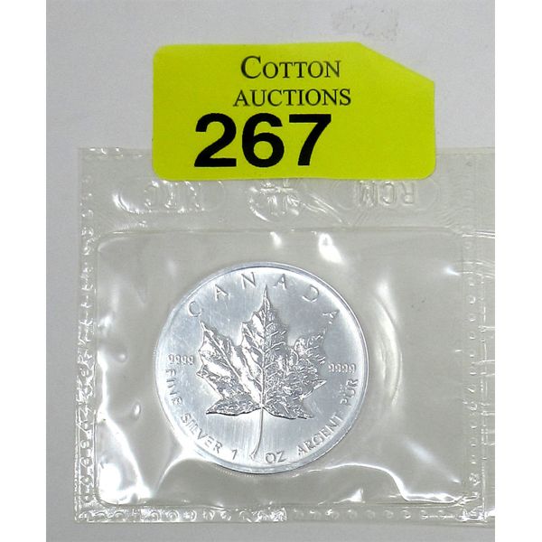 1 Oz .9999 Silver 2009 Maple Leaf Coin 