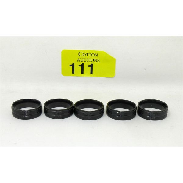 5 New Titanium Band Rings
