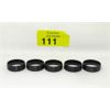 Image 1 : 5 New Titanium Band Rings