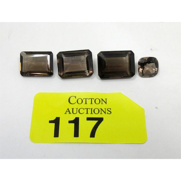 45.5 CTW Loose Smokey Quartz Gemstones