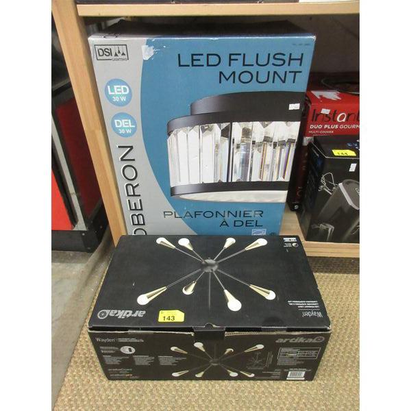 2 LED Light Fixtures