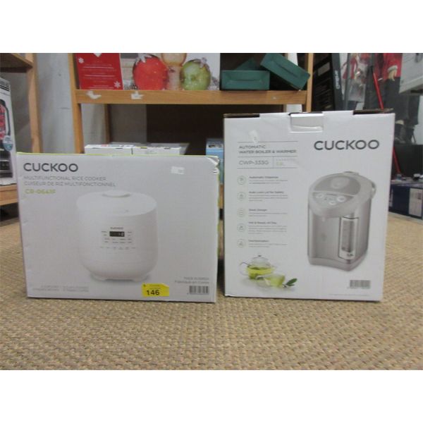 2 Cuckoo Kitchen Appliances