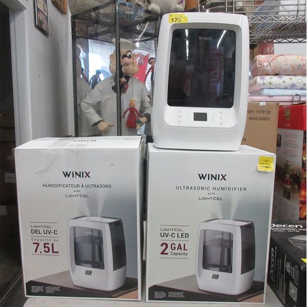 3 Winix Ultrasonic Humidifiers