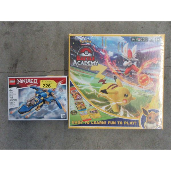 New Pokemon Trading Card Game & LEGO Ninjago Toy Set