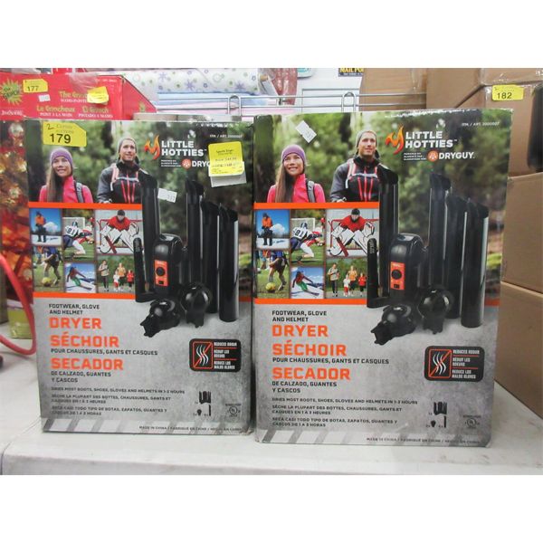 2 Little Hotties Footwear, Glove And Helmet Dryers