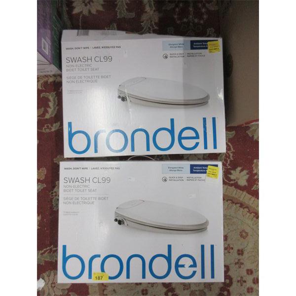 2 Brondell Swash CL99 Bidet Toilet Seats